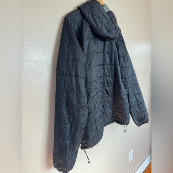 🟤 Men’s Black L.L. Bean Primacore Hooded Jacket Size XLT EUC - Picture 4 of 6